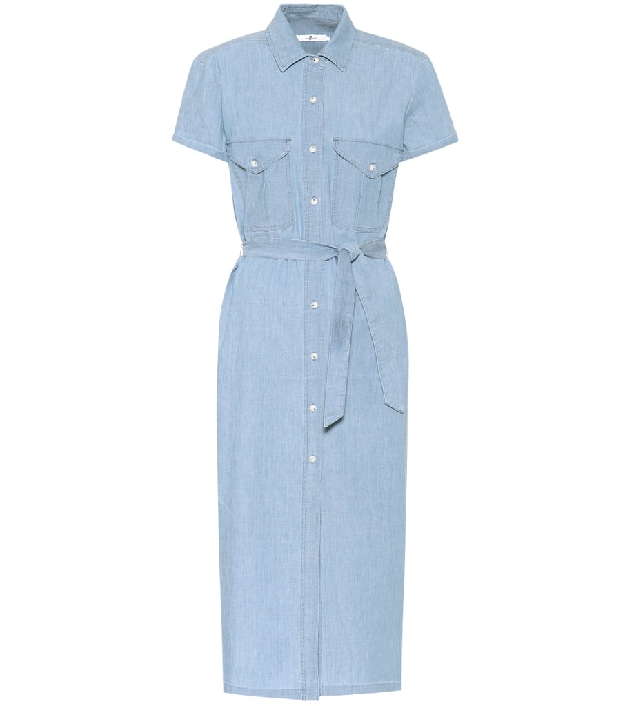 7 For All Mankind Chambray Dress | Priyanka Chopra's Suede Michael Kors ...