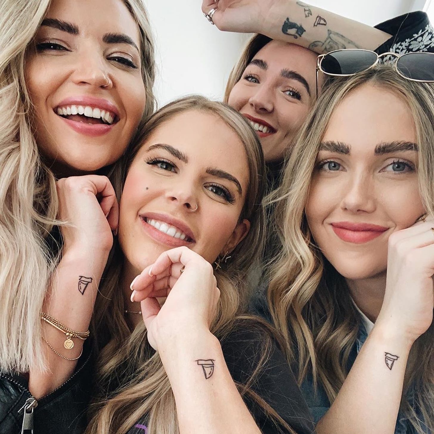 friendship tattoos for 4  Tiny Tattoo inc
