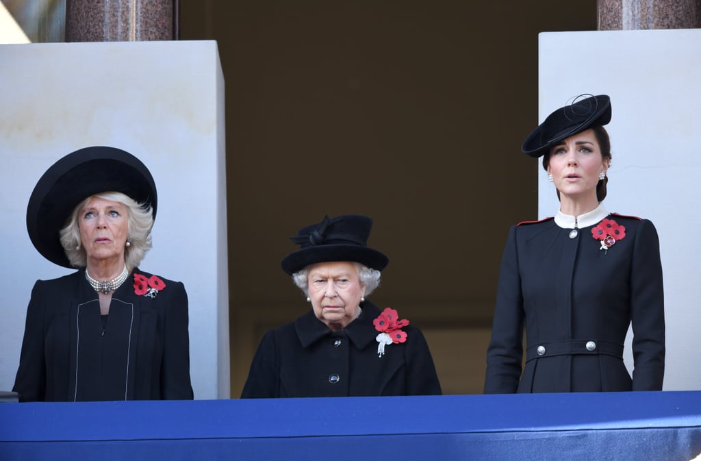 Royal Family at Remembrance Day Sunday Service 2018