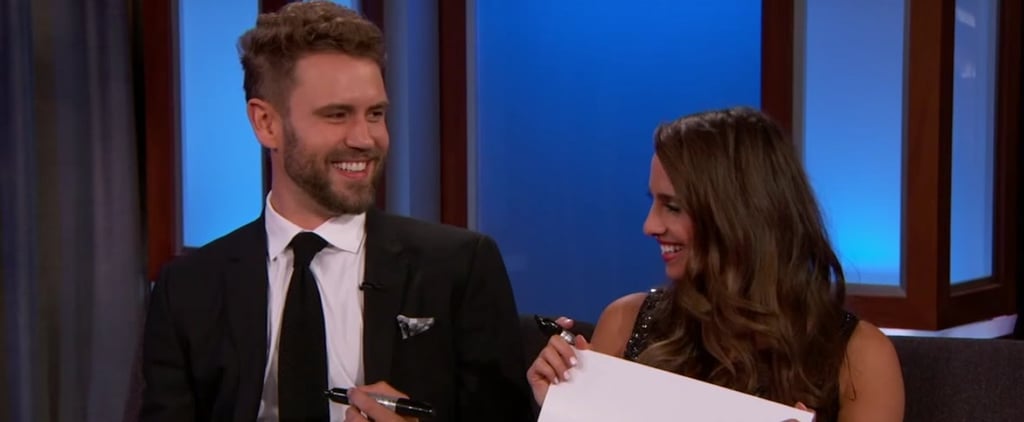 The Bachelor's Nick and Vanessa on Jimmy Kimmel Live 2017