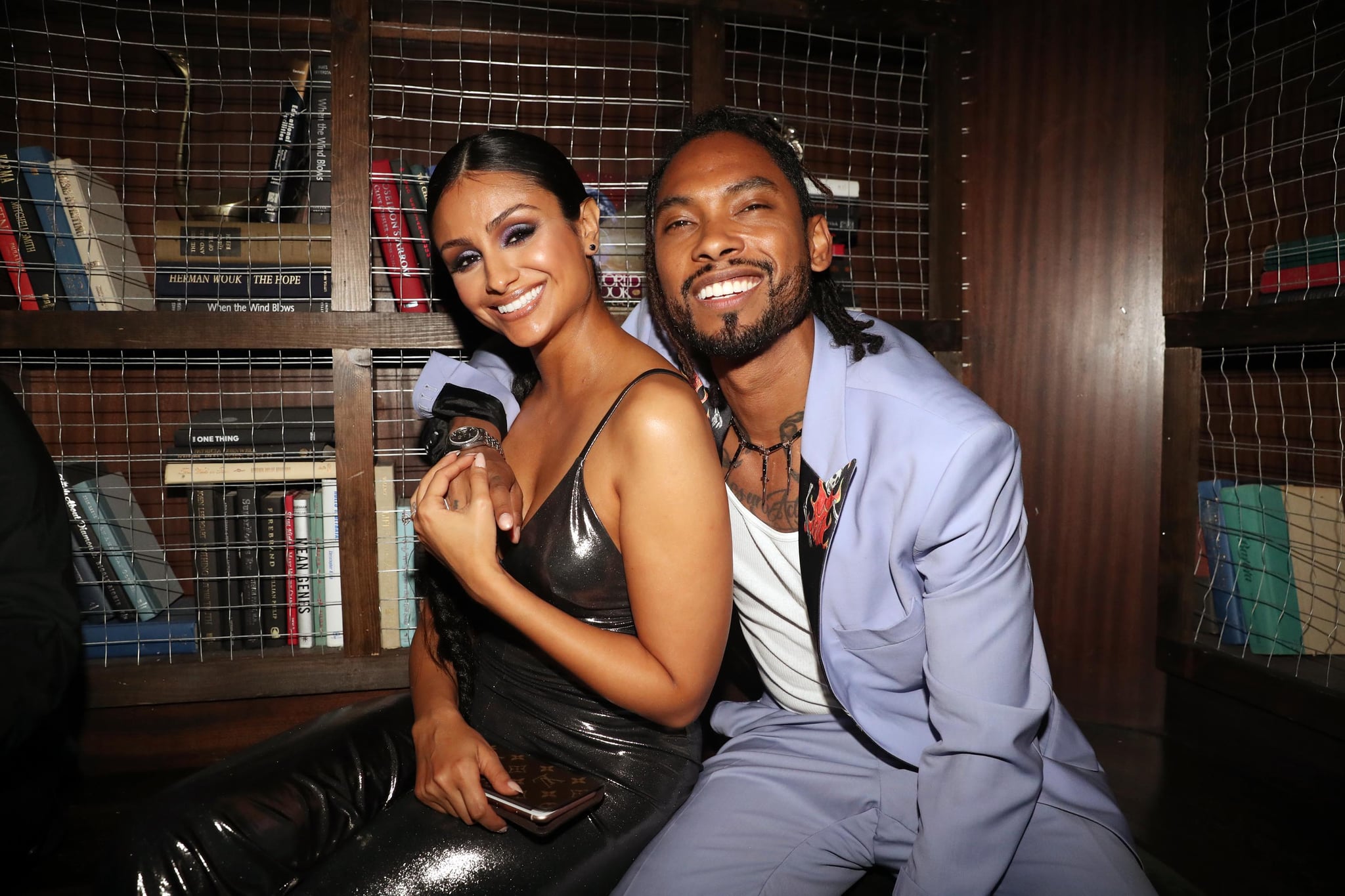 Miguel and Nazanin Mandi attend the 8th Annual Mark Pitts Post BET Awards Soiree