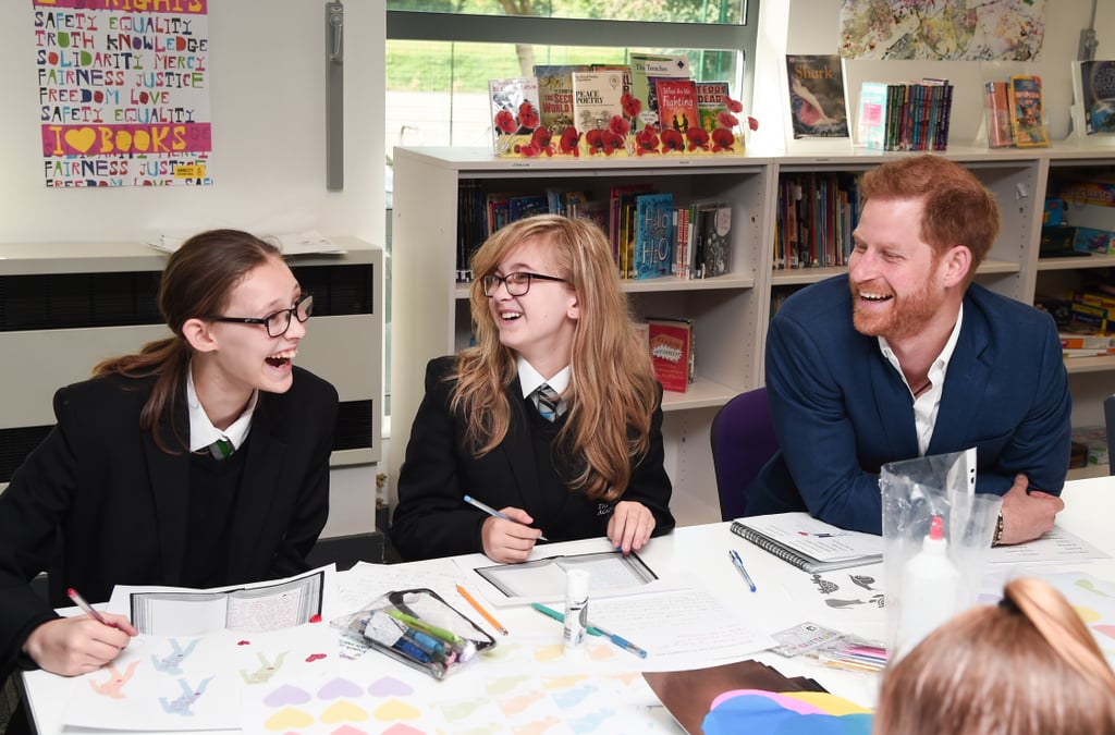 When He Paid a Special Visit to England's Nottingham Academy