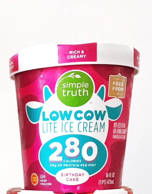 Simple Truth Low Cow Lite Ice Cream in Birthday Cake