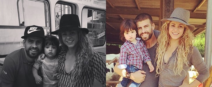 Shakira With Gerard Pique and Milan in the Countryside