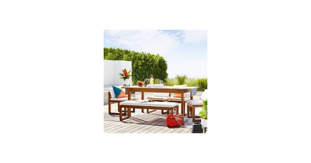 Kaufmann Wood Patio Bench | Target Memorial Day Outdoor Furniture Sale 2021 | POPSUGAR Home Photo 13