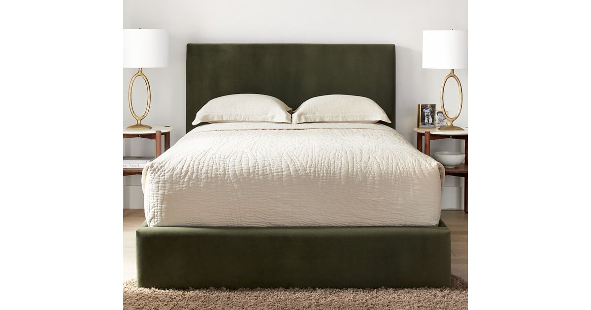 Sleek Platform Bed Raleigh Square Upholstered Low Platform Bed Best