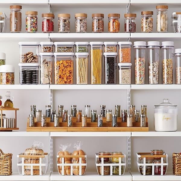 pasta in a pantry