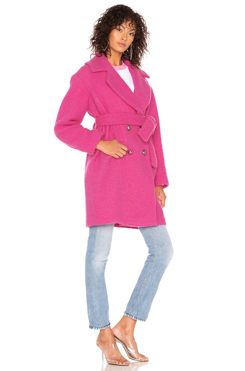 Jennifer Lopez Pink Coat With Alex Rodriguez March 2019 | POPSUGAR Fashion