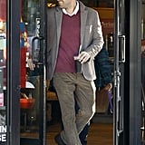 Ben Affleck walked out of Starbucks in Brentwood ...