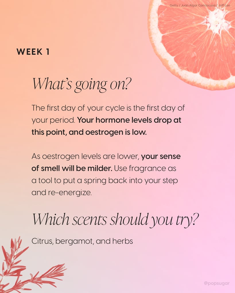 Menstrual Cycle Week 1: Citrus, Bergamot, and Herbs