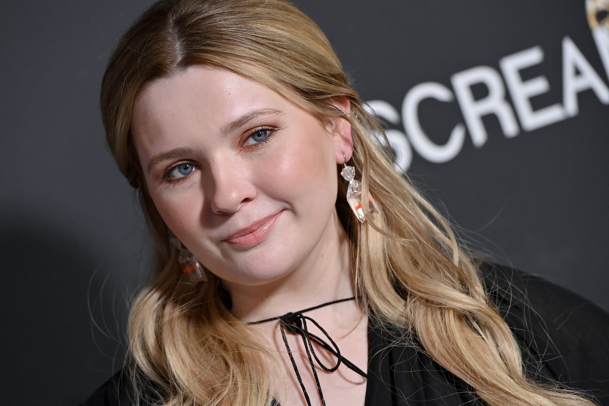 HOLLYWOOD, CALIFORNIA - OCTOBER 14: Abigail Breslin attends Screamfest LA World Premiere of The Avenue's 