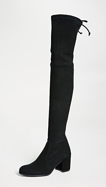 over the knee fur boots