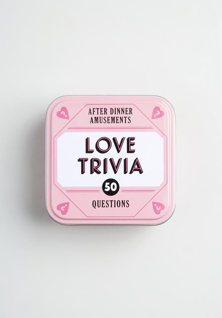 After Dinner Amusements: Love Trivia