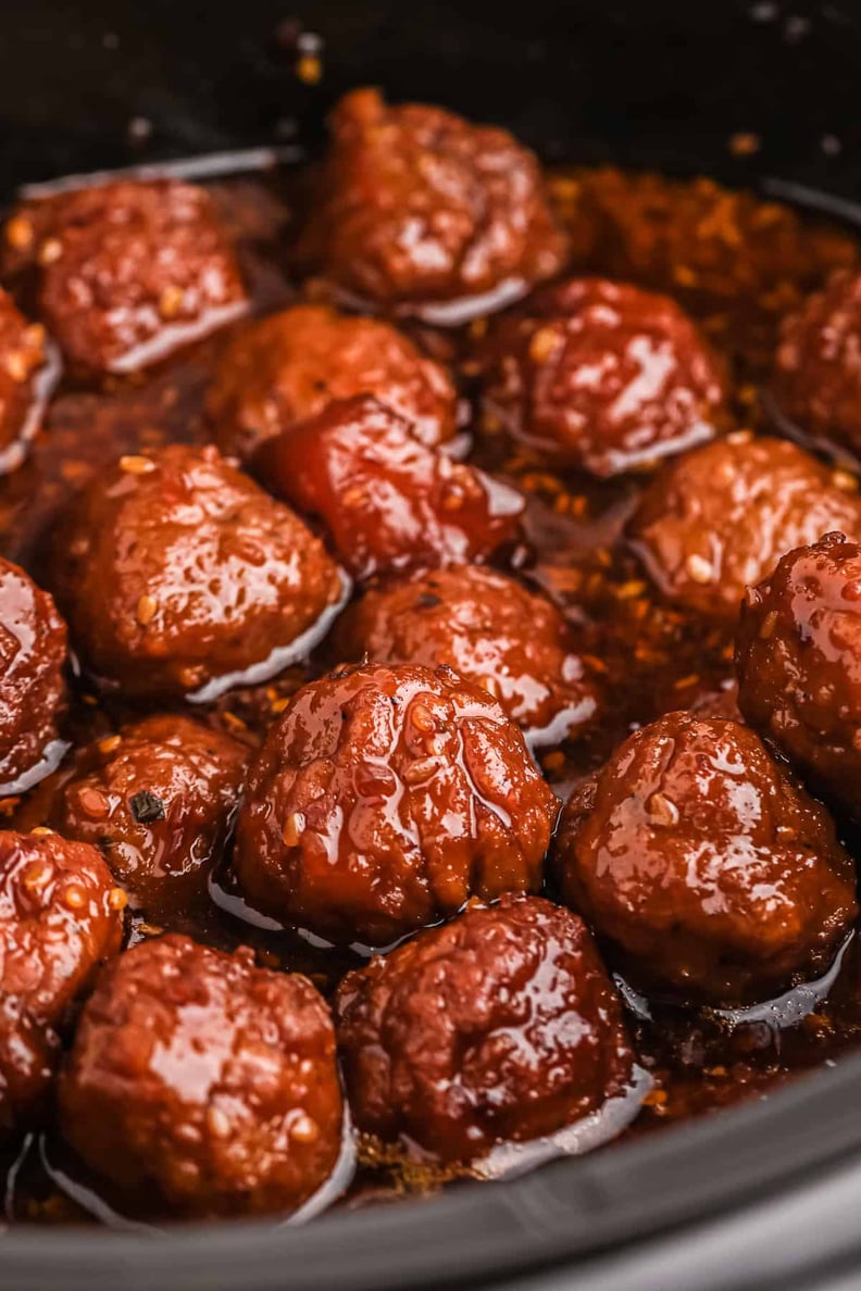 Crockpot Teriyaki Meatballs