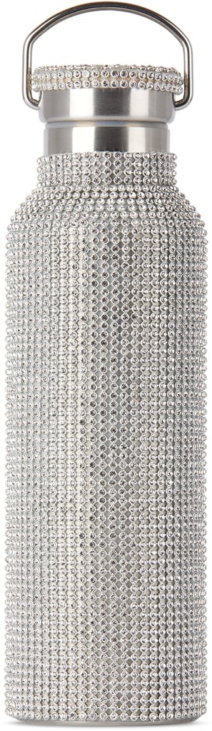 Collina Strada Silver Rhinestone Water Bottle