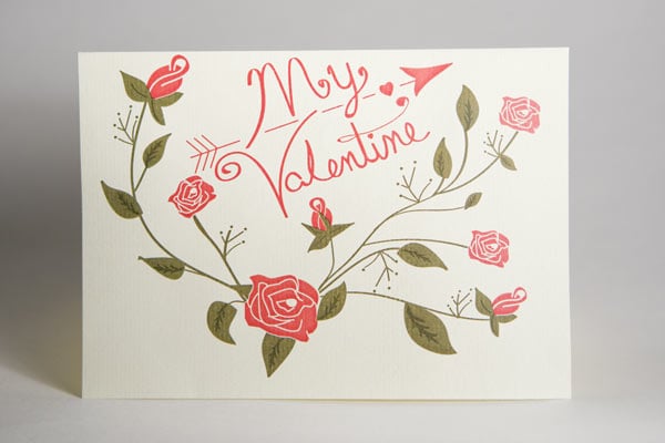 Vintage Valentine's Card Printable