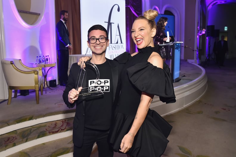 Sia and Christian Siriano at the Daily Front Row Fashion Awards