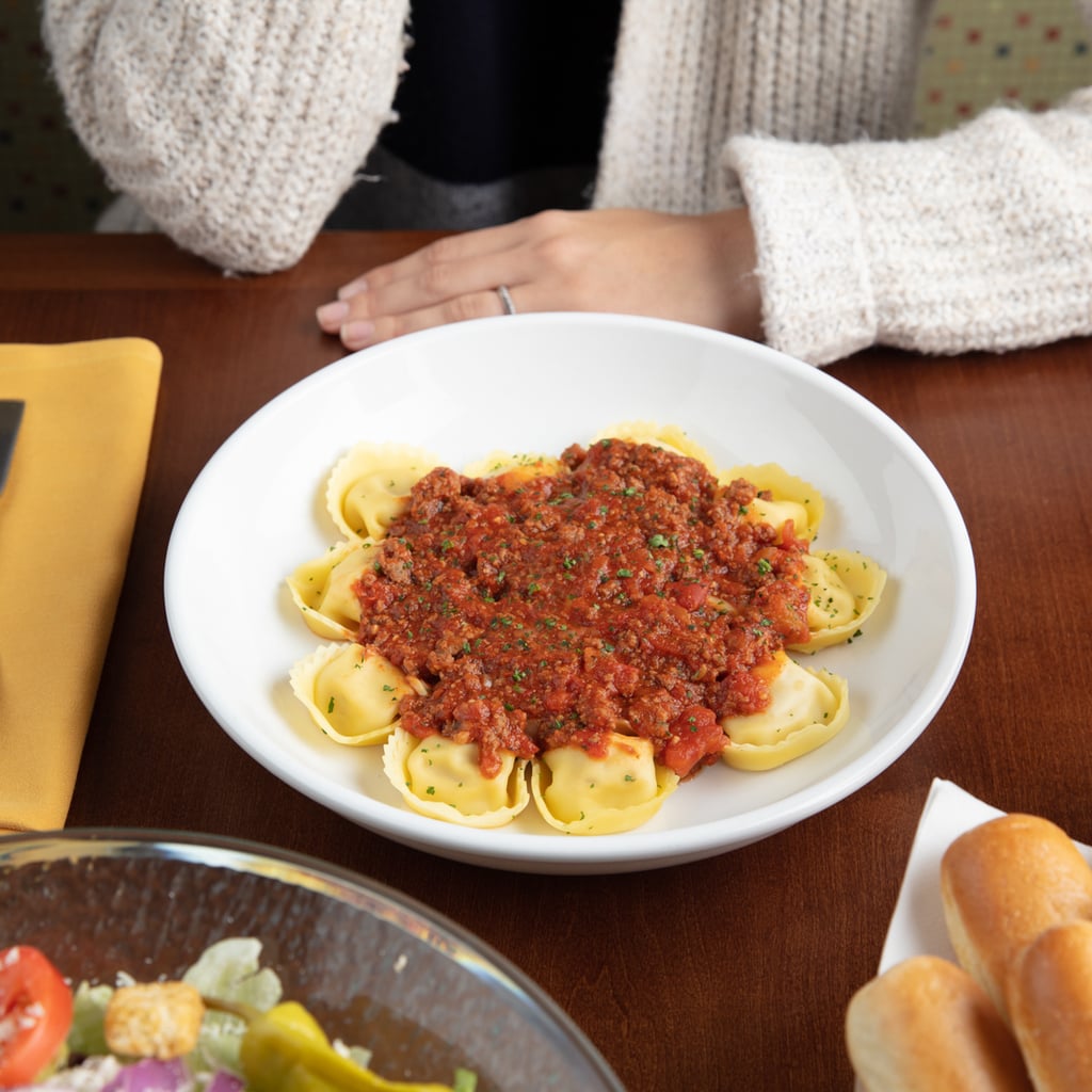 spaghetti with four cheese meat sauce olive garden