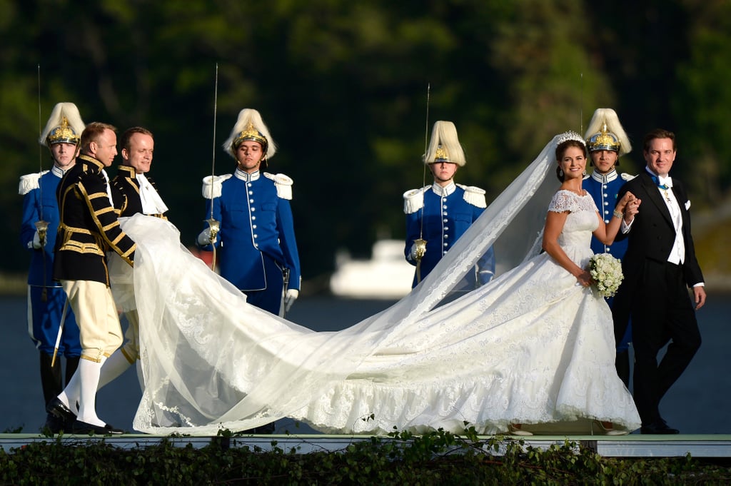 . . . With a Train and Veil That Stretch 4 Meters Long