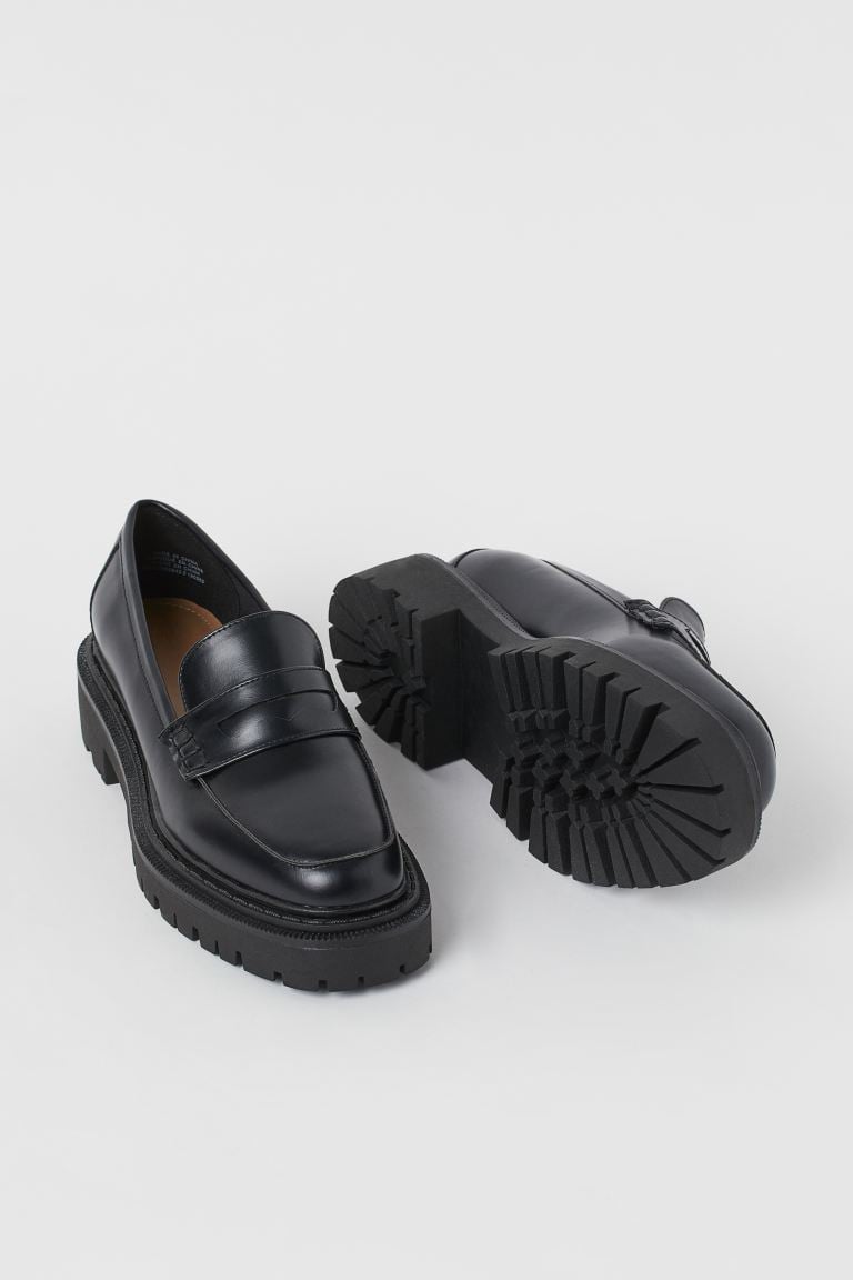 Chunky-soled Loafers