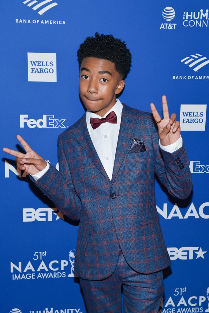Miles Brown at the 2020 NAACP Image Awards Dinner