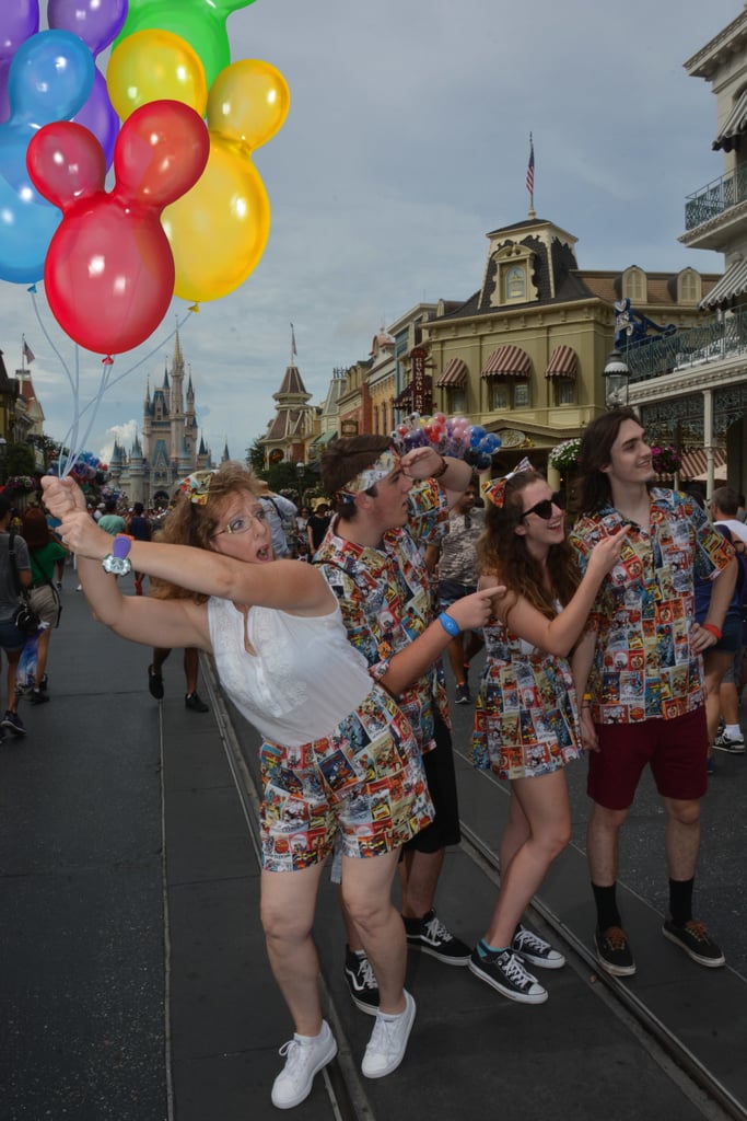 Girl Makes Matching Disney Costumes For Vacation