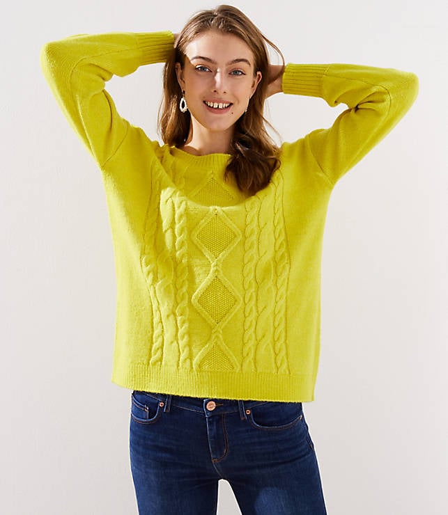 Cable Tunic Sweater
