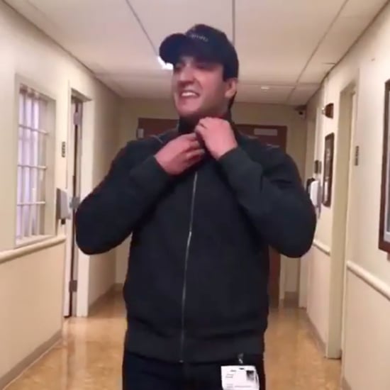 Dad's Hospital T-Shirt Gender Reveal Fake-Out Video