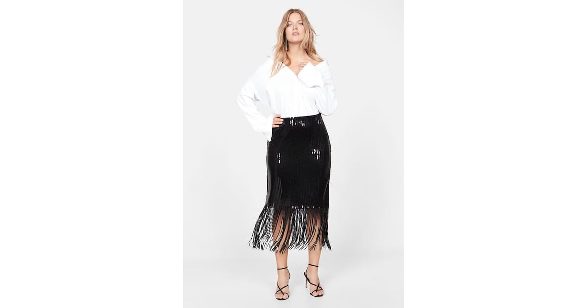 Mango Fringed Sequin Skirt | 33 Stylish Pieces to Buy For Your Winter ...