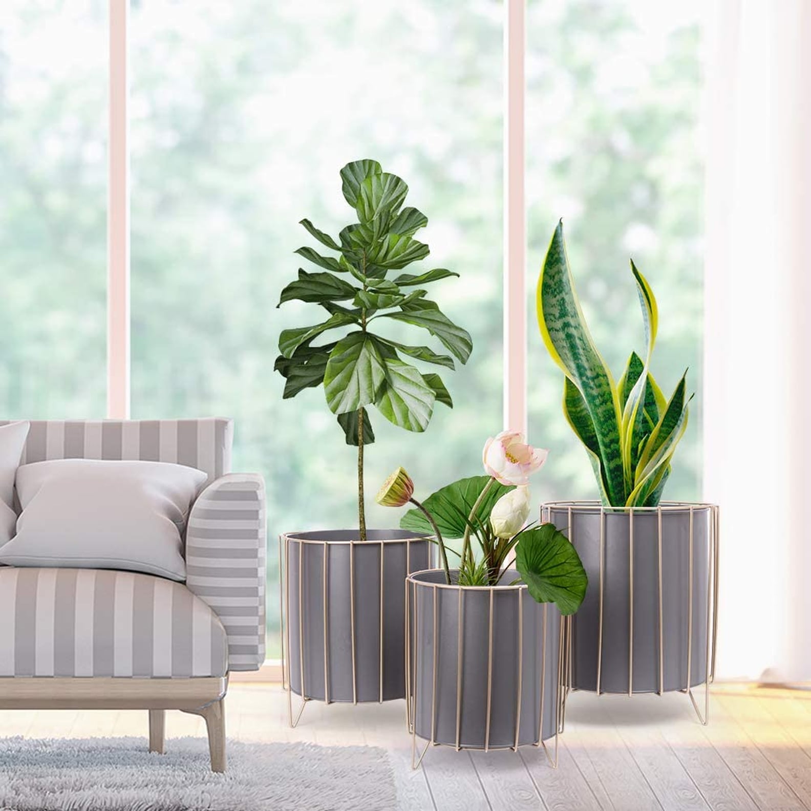 MidCentury Planters on Amazon Prime POPSUGAR Home