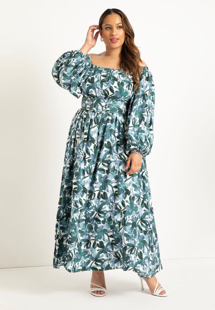 Eloquii Off-the-Shoulder Maxi Dress