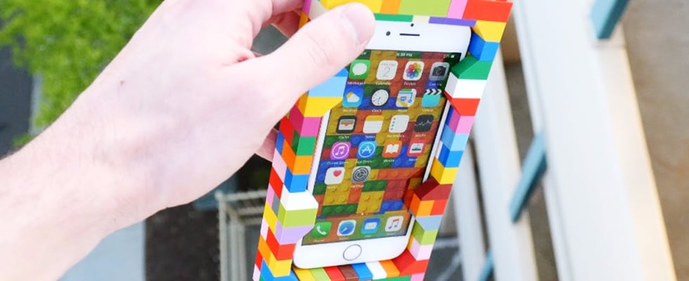 Lego iPhone Case Drop Test