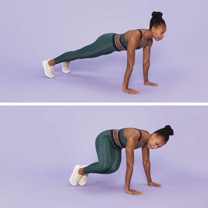Plank With Bunny Hop | HIIT Workout For Weight Loss | POPSUGAR Fitness ...