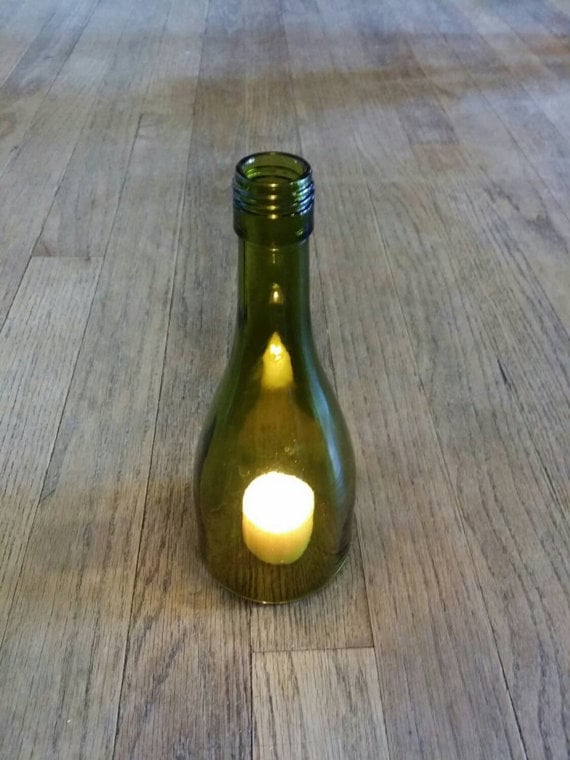 Wine Bottle Candle Topper