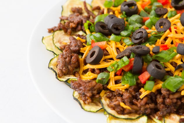 Low-Carb Zucchini Nachos