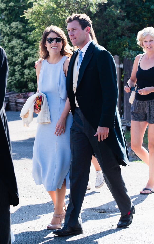 Princess Eugenie's Blue Wedding Guest Dress 2018