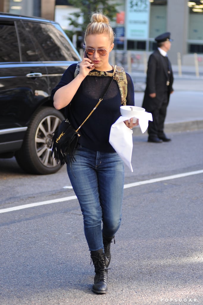 Hayden Panettiere Out in NYC October 2015
