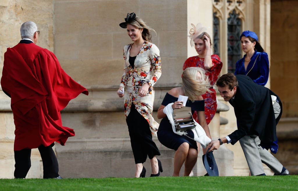 Wind at Princess Eugenie's Wedding Pictures Oct. 2018
