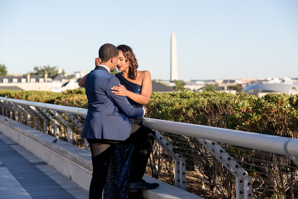 Glam Red Carpet Engagement Ideas