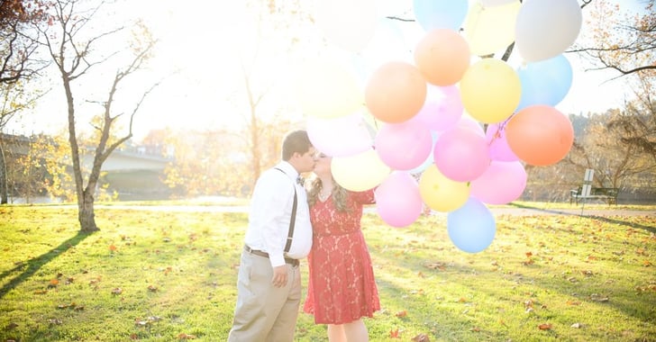 Up Themed Engagement Shoot Popsugar Love And Sex