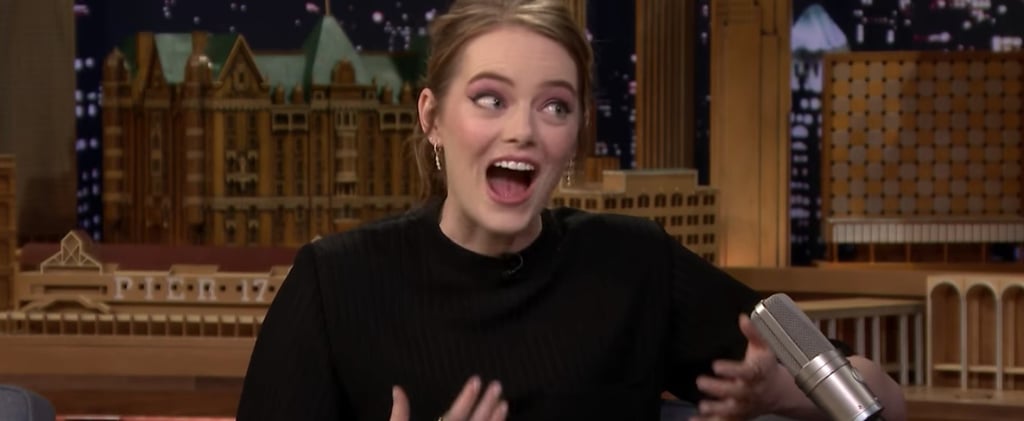 Emma Stone Talks Leonardo DiCaprio on The Tonight Show 2018