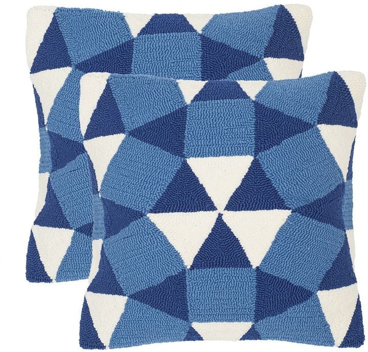 Abstract Puzzle Outdoor Throw Pillow Set ($275)