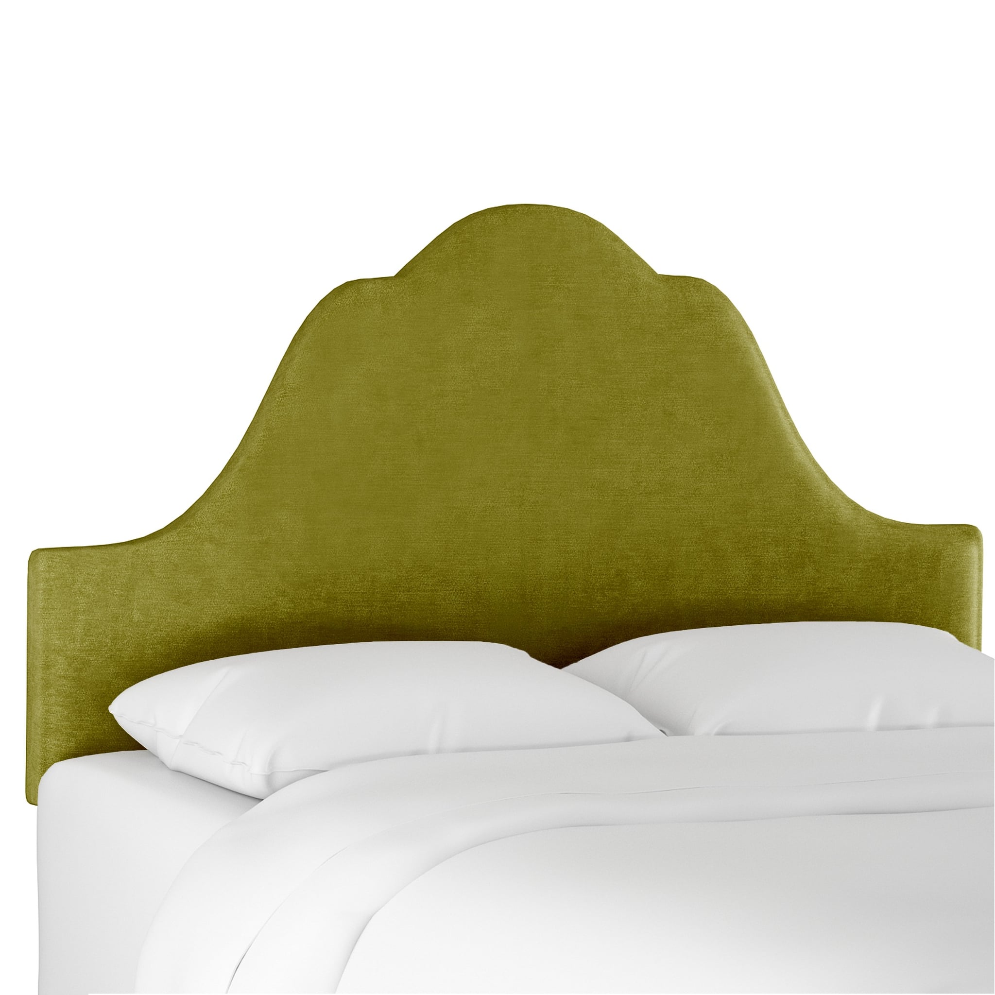 Velvet shop arched headboard