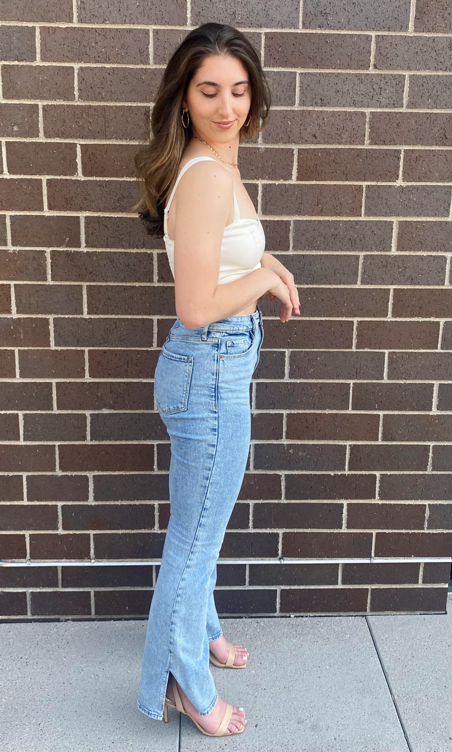 Old Navy High-Waisted Side-Slit Flare Jeans I Editor Review