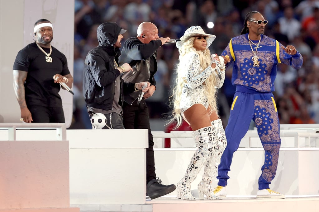 Mary J. Blige Wears Dundas at 2022 Super Bowl Halftime Show