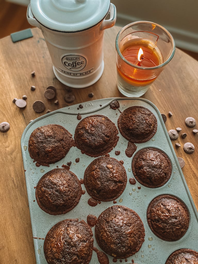 Dark Chocolate Espresso Protein Muffins Recipe | POPSUGAR Food