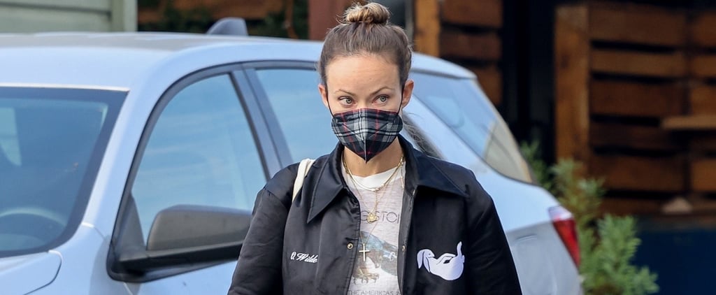 Aw! Olivia Wilde Wore a Personalized Love On Tour Jacket to Lunch to Support Harry Styles