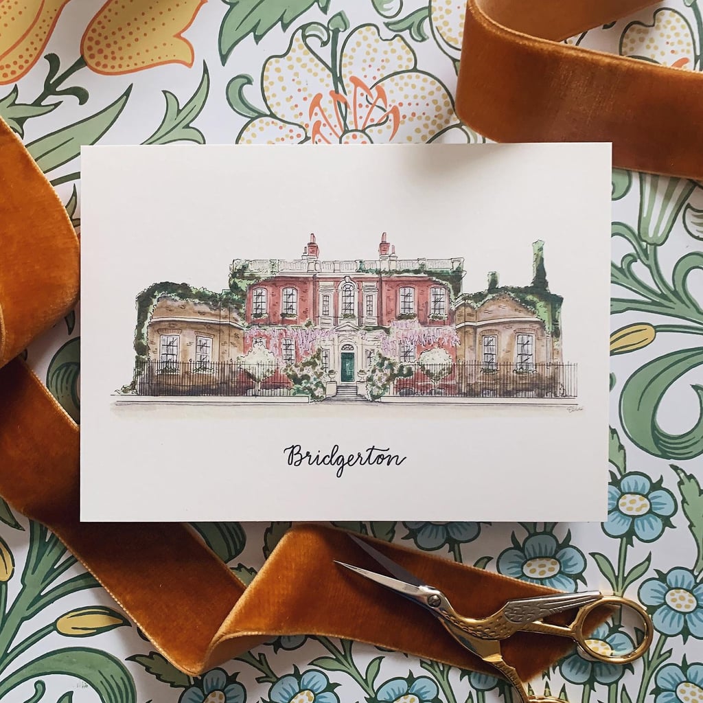 Bridgerton House Wall Art Print