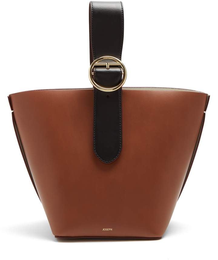 Joseph Sevres Buckle-Handle Leather Bag