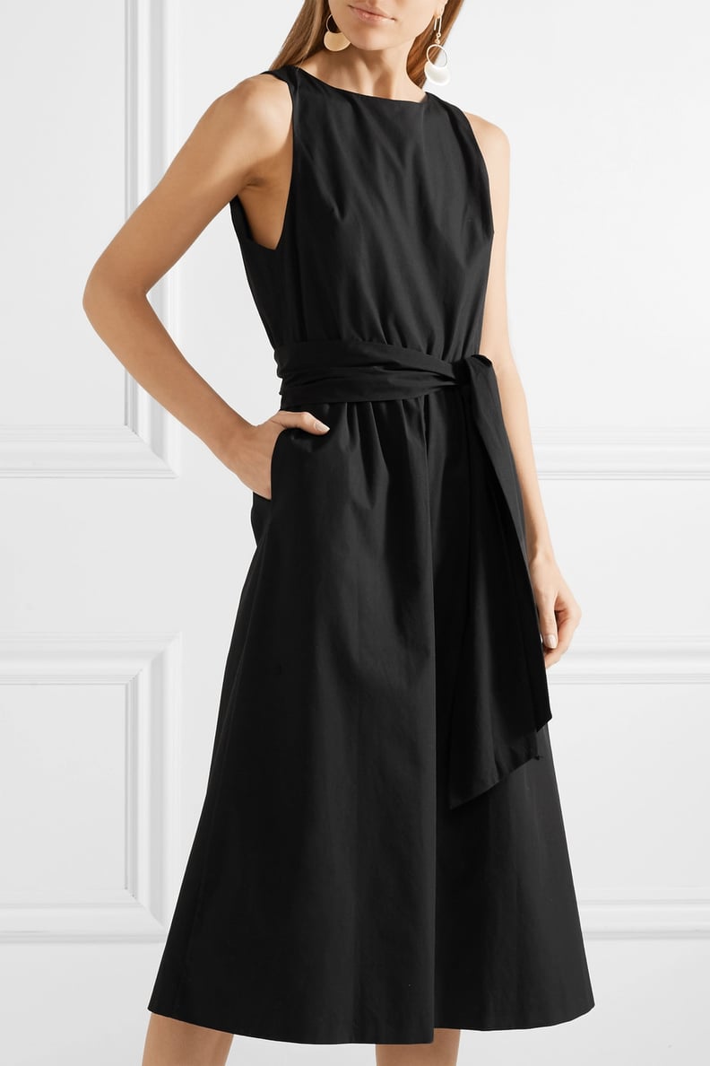 Alice + Olivia Brynlee Belted Cotton-Poplin Midi Dress